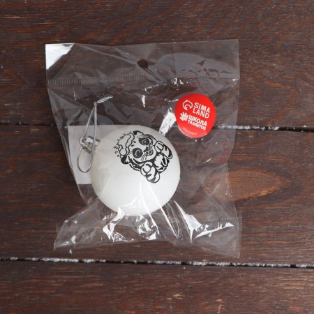 Christmas tree decoration for a new one for coloring "Tigerol", D = 5.5 cm-1