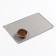 Silicone rug for a bowl, 47 x 30 cm, gray