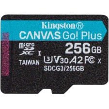 Карта памяти microSDXC 256GB Kingston SDCG3/256GBSP Canvas Go! Plus w/o