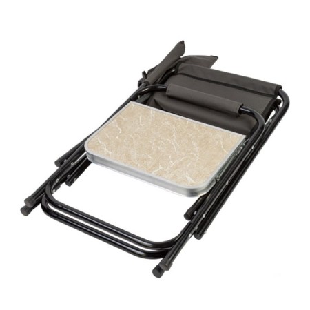 Tourist folding chair with the table Green Glade RS521, khaki-5