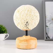 Venus table lamp E14 40W Orange 12x12x26cm Risalux