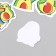 Stickers Stickers for Scrapbooking "Avocado" 9-344