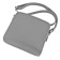 Women's bag B2814-05141, gray, genuine leather, 19x4.5x17 cm