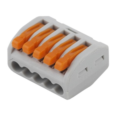 Terminal era series 415 with a lever 5 holes 0.08-2.5mm2