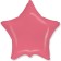 Foil ball 18 "Star" Coral Makaruns "