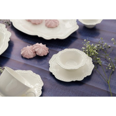 Porcelain salad magistro "suite", 80 ml, d = 10.5 cm, white color-7