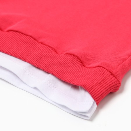 Kit (sweatshirt, trousers) children's minku raspberry color, height 86-92cm-5