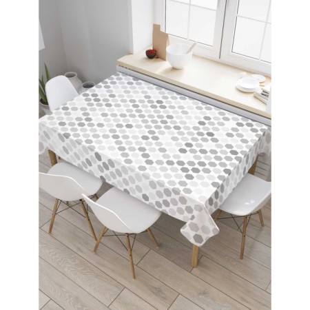The tablecloth “Figure changes”, rectangular, Saten, size 120x145 cm