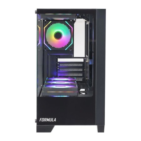 Корпус Formula Crystal Z1M черный без БП mATX 7x120mm 1xUSB2.0 1xUSB3.0 audio bott PSU-8
