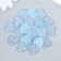 Decor for creativity Plastic "Heart" holography Purvalum set 20 pcs 1.6x1.6 cm 937146