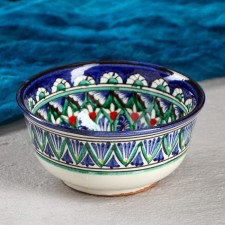 Коса Риштанская Керамика "Узоры" 14,5 см, малая, синяя