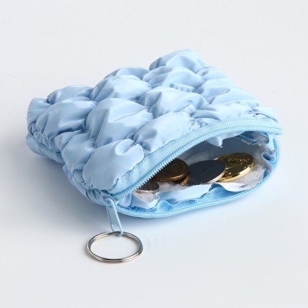 Women's wallet with lightning, blue color-3