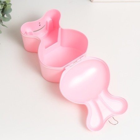 Piggy bank Plastic with a lock "Bunny. Emotions" MIX 11.5x9x14.5 cm-6