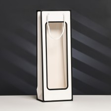 Flower packet 12.5 × 8.5 × 36 cm, white with a border