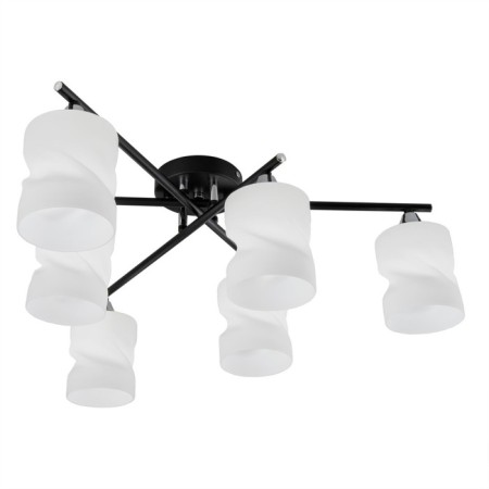 Citilux ceiling chandelier "NILS" CL132165, 6x60W, E27, Black Color Black