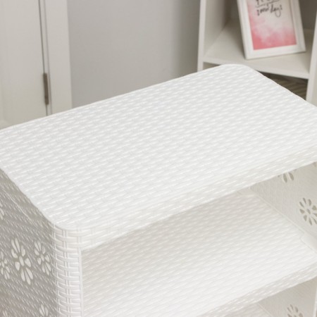 Floor of the 4th sectional "braid", white color-3