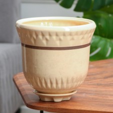 Pot Flower Crete No. 3, white 3.7 l, mix