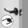 Latch (fashion 3186), interior, matte black color