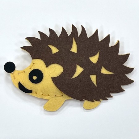 Set for creating a toy made of felt "Hedgehog"
