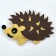 Set for creating a toy made of felt "Hedgehog"