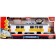 Model "Tram", 21.5 cm, 3 buttons, light light, inertia, yellow color