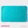Fluffing shaft rug, 50 × 80 cm, azure color