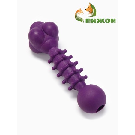 Chewing toy "Athlete", TPR, 15.5 cm, purple