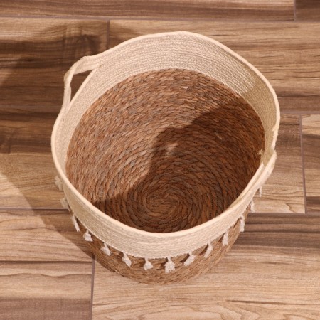 Set of wicker baskets 3 pcs, 31.5x29x26 cm-4