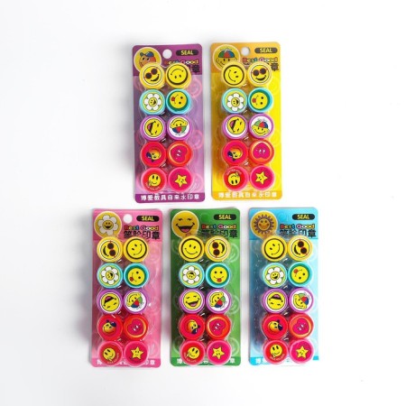 Printing color "smile", set of 10 pcs.-4
