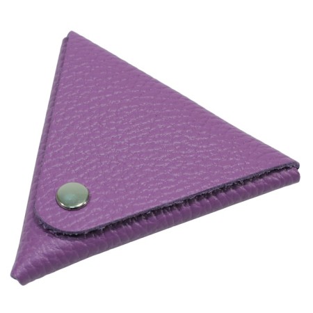 Case for coins on the button, lilac color