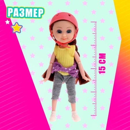 Active Walk doll with accessories, mix-1