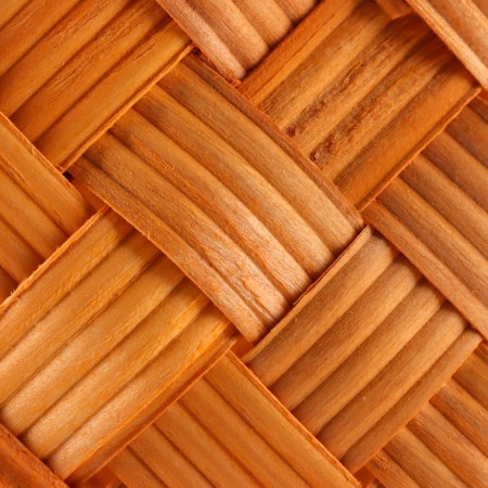 Wicker basket, 30x21x20/26 cm, bamboo-3