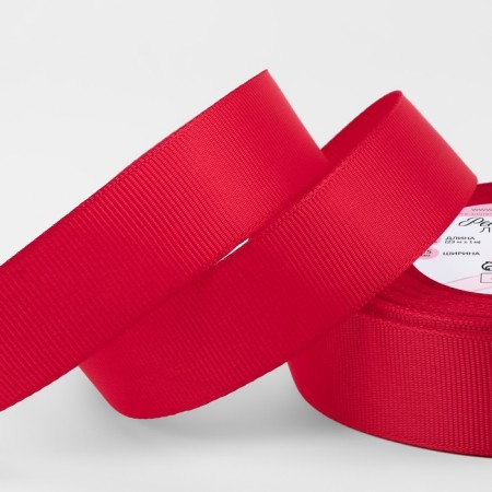 Republic tape, 25 mm, 23 ± 1 m, dark red color No. 33