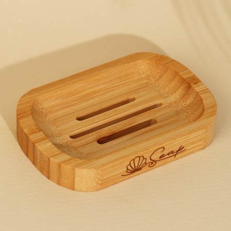 Soap "Soap", round, made of wood, bamboo-2