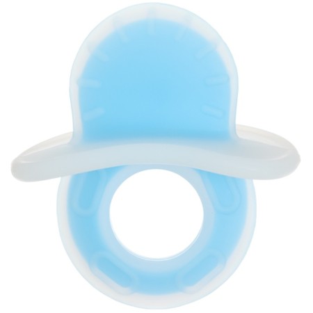 Silicone teether "dummy", color mix, crush me-11