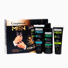 Set gift Compliment 3 items: shaving gel 80 ml + gel after shaving 80 ml + shampoo 200 ml