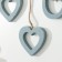 Decor Wall tree "Birds and hearts" gray 28x1x27.5 cm
