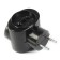 Tip electric rexant, 6 a, without salary, bimetal, black