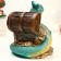Piggy bank "Snake with chest" 25x26x23cm