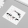 Black-red tattoo on the body "knife and gun" 6x6 cm