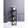 Metal rack "Energy Loft", 120 x 35 x 35 cm, black, ash anchor