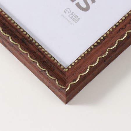 Photo frame Plastic "Brown style" 21x30 cm, brown-1