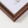 Photo frame Plastic "Brown style" 21x30 cm, brown