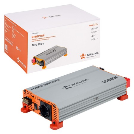 Inverter 24V-220V, 1500 W AIRLINE API-1500-10