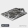 Glass Serving Magistro "Marble", 26.5 × 17.5 × 2 cm, black color