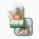 Kitchen "New Year's Forest" mittens-output 20x28cm, 19x19cm grabbing, 100%HL