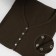 Shirt button, closed, d = 9.5 mm, silver color