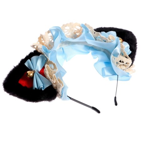 Carnival rim "anime ears", blue color-1