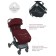 Stroller walking children's indigo trip, burgundy color