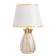 Paula table "Paula" 1x40W E14 white/gold 22x22x36cm